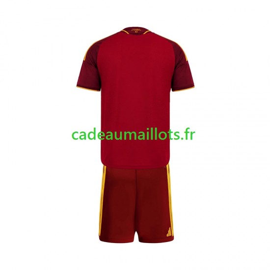 AS Rome Maillot avec flocage Domicile 2026-2027 ,Tenue Enfant MC