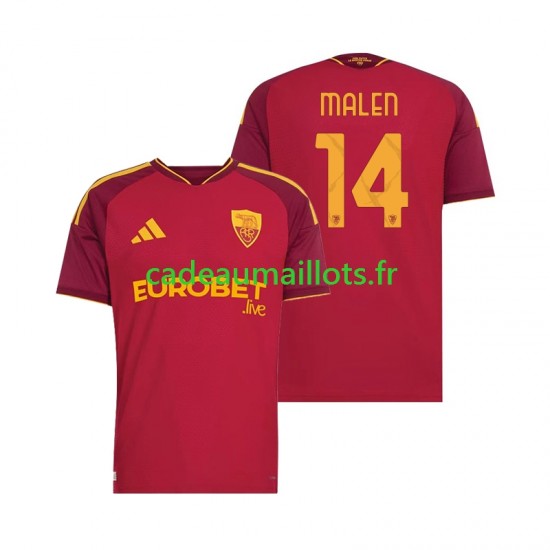 AS Rome Maillot avec flocage Donyell Malen 14 Domicile 2026-2027 ,Homme MC AS Rome Maillot avec flocage Donyell Malen 14 Domicile 2026-2027 ,Homme MC