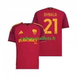 AS Rome Maillot avec flocage Paulo Dybala 21 Domicile 2026-2027 ,Homme MC