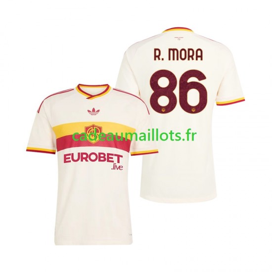 AS Rome Maillot avec flocage Rodrigo Mora 86 Extérieur 2026-2027 ,Homme MC