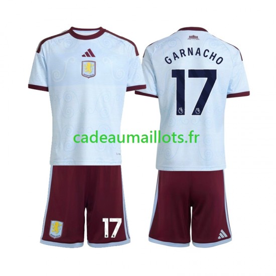 Aston Villa Maillot avec flocage Alejandro Garnacho 17 3ème 2026-2027 ,Tenue Enfant MC