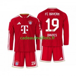 Bayern Munich Maillot avec flocage Alphonso Davies 19 Domicile 2026-2027 ,Tenue Enfant ML