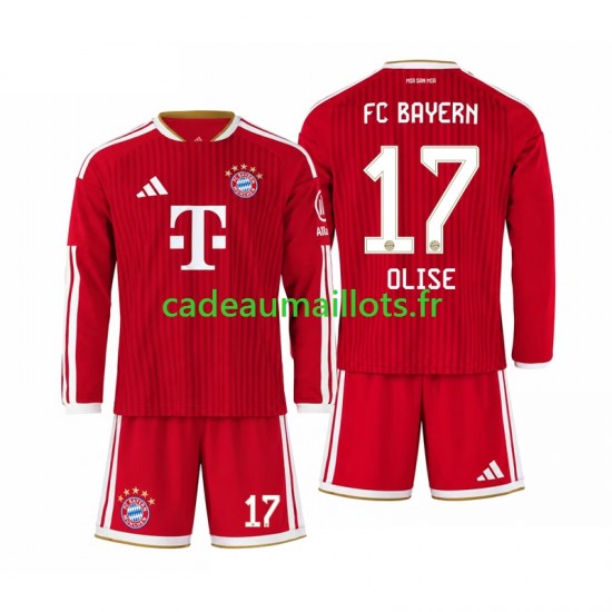 Bayern Munich Maillot avec flocage Michael Olise 17 Domicile 2026-2027 ,Tenue Enfant ML