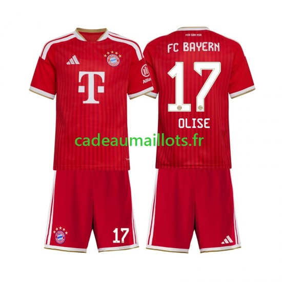 Bayern Munich Maillot avec flocage Michael Olise 17 Domicile 2026-2027 ,Tenue Enfant MC