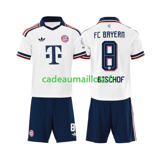 Bayern Munich Maillot avec flocage Tom Bischof 8 Extérieur 2026-2027 ,Tenue Enfant MC