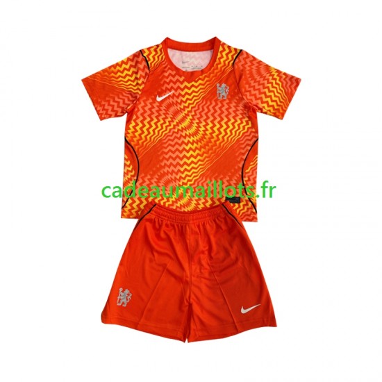 Chelsea Maillot avec flocage Gardien Extérieur 2026-2027 ,Tenue Enfant MC