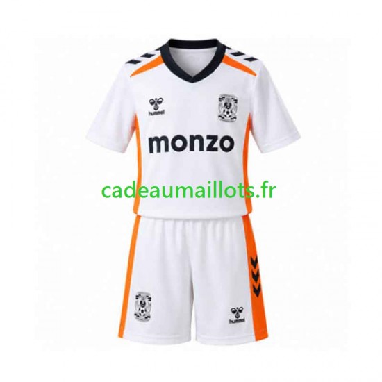 Maillot avec flocage Coventry City Extérieur 2026-2027 ,Tenue Enfant MC