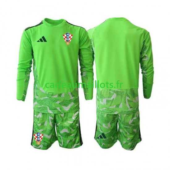 Croatie Maillot avec flocage Gardien Domicile 2026-2027 ,Tenue Enfant ML