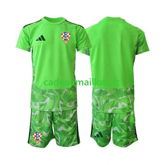 Croatie Maillot avec flocage Gardien Domicile 2026-2027 ,Tenue Enfant MC