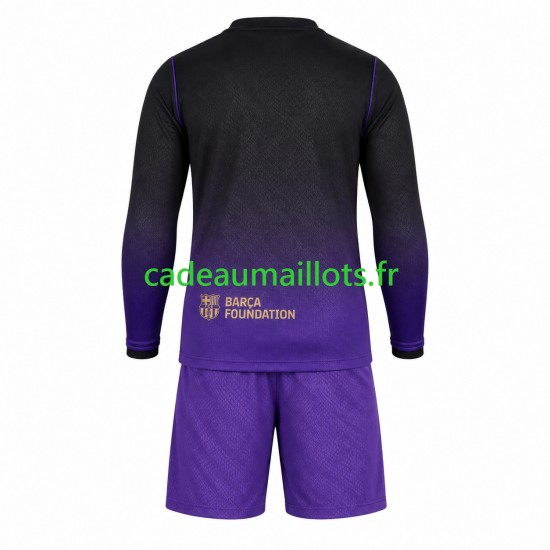 FC Barcelone Maillot avec flocage Extérieur 2026-2027 ,Tenue Enfant ML