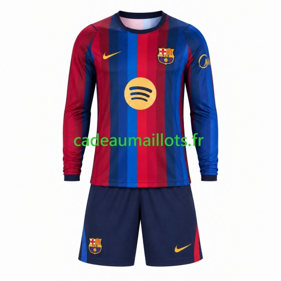 FC Barcelone Maillot avec flocage Domicile 2026-2027 ,Tenue Enfant ML