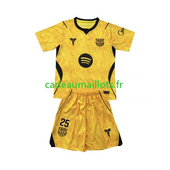 FC Barcelone Maillot avec flocage Dominik Livakovic 25 Gardien 4ème 2026-2027 ,Tenue Enfant MC