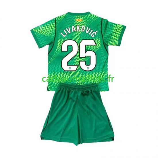 FC Barcelone Maillot avec flocage Dominik Livakovic 25 Gardien Domicile 2026-2027 ,Tenue Enfant MC