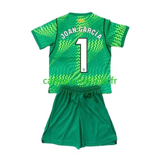 FC Barcelone Maillot avec flocage Joan Garcia 1 Gardien Domicile 2026-2027 ,Tenue Enfant MC