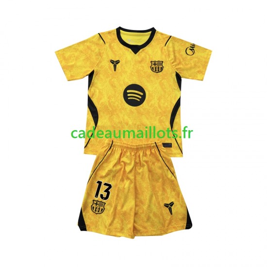 FC Barcelone Maillot avec flocage Wojciech Szczesny 13 Gardien 4ème 2026-2027 ,Tenue Enfant MC