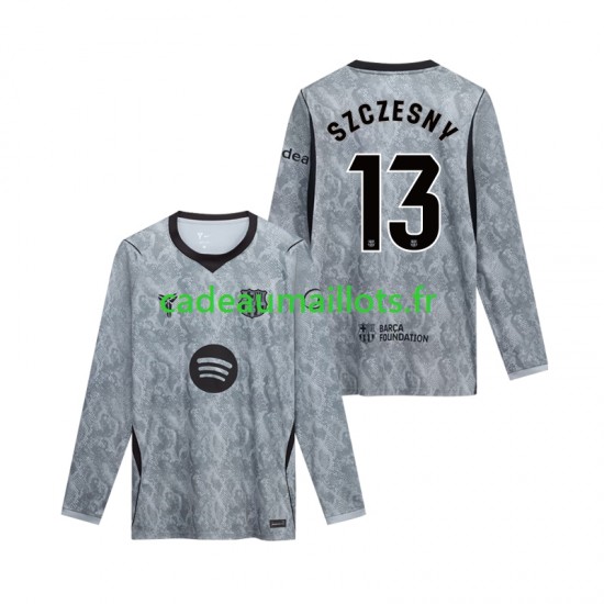 FC Barcelone Maillot avec flocage Wojciech Szczesny 13 Gardien Extérieur 2026-2027 ,Homme ML