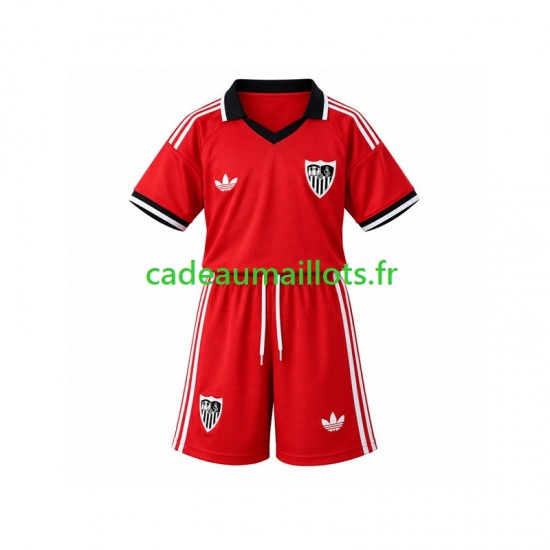 Séville FC Maillot avec flocage Rétro Domicile 2026-2027 ,Tenue Enfant MC