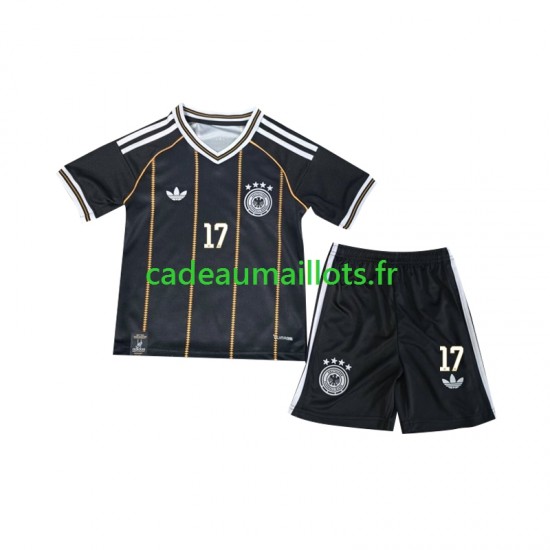 Allemagne Maillot avec flocage Florian Wirtz 17 3ème 2026 ,Tenue Enfant MC