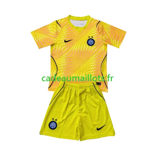 Inter Milan Maillot avec flocage Gardien Domicile 2026-2027 ,Tenue Enfant MC