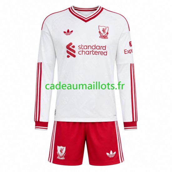 Liverpool Maillot avec flocage Extérieur 2026-2027 ,Tenue Enfant ML