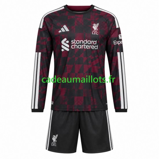 Liverpool Maillot avec flocage 3ème 2026-2027 ,Tenue Enfant ML