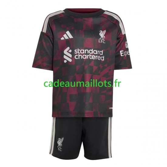 Liverpool Maillot avec flocage 3ème 2026-2027 ,Tenue Enfant MC