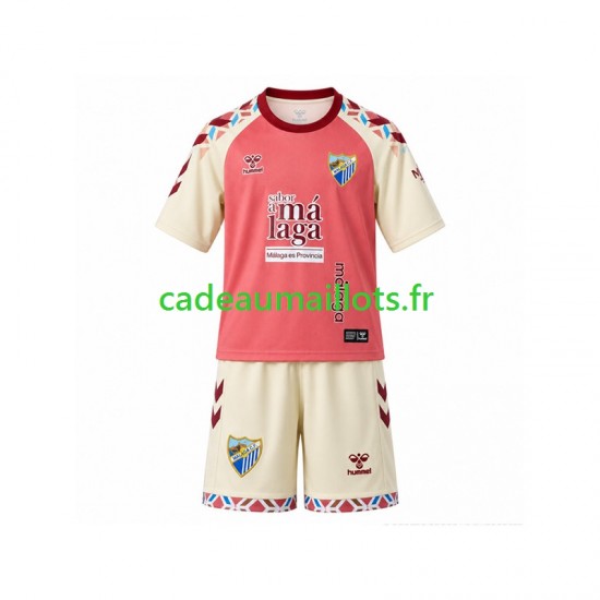 Málaga CF Maillot avec flocage Extérieur 2026-2027 ,Tenue Enfant MC