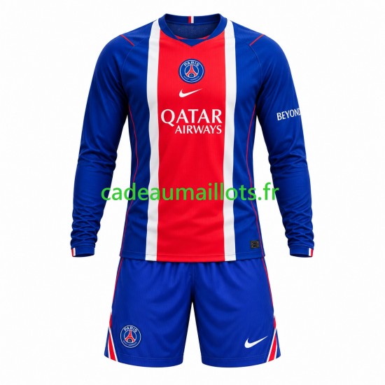 Paris Saint-Germain Maillot avec flocage Domicile 2026-2027 ,Tenue Enfant ML