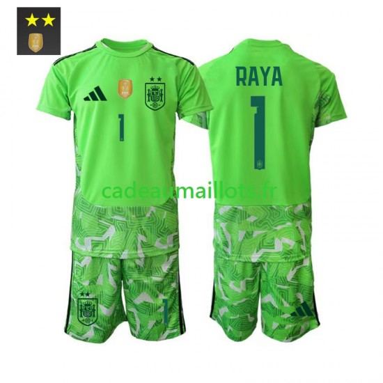 Espagne Maillot avec flocage David Raya 1 Gardien 3ème 2026-2027 ,Tenue Enfant MC