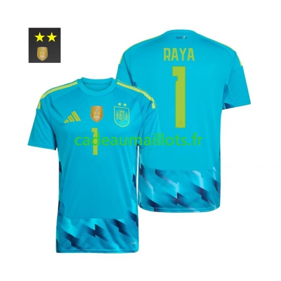 Espagne Maillot avec flocage David Raya 1 Gardien Domicile 2026-2027 ,Homme MC