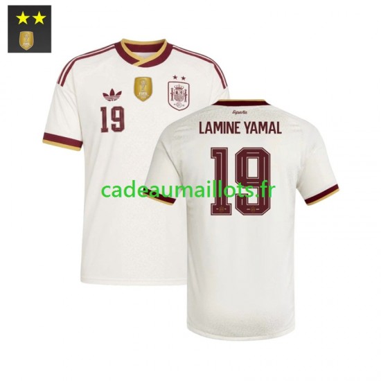Espagne Maillot avec flocage Lamine Yamal 19 Extérieur 2026-2027 ,Homme MC
