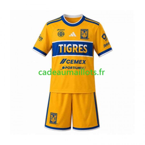 Tigres UANL Maillot avec flocage Domicile 2026-2027 ,Tenue Enfant MC