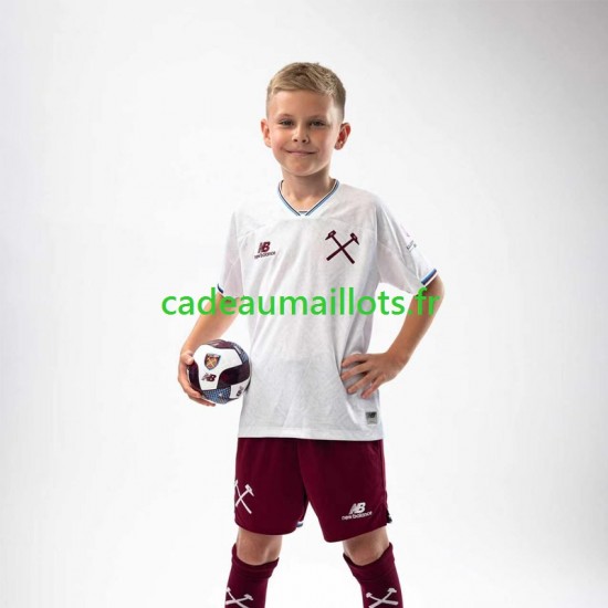 West Ham United Maillot avec flocage Extérieur 2026-2027 ,Tenue Enfant MC