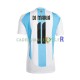 Argentine Maillot avec flocage Di Maria 11 Copa America Domicile 2024 ,Homme MC