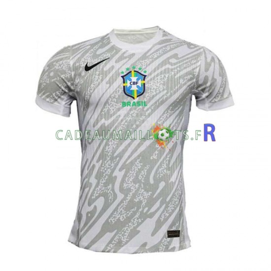 Brésil Maillot avec flocage Copa America Gardien Domicile 2024 ,Homme MC