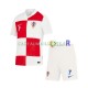 Croatie Maillot avec flocage Lovro Majer 7 Domicile Euro 2024 ,Tenue Enfant MC