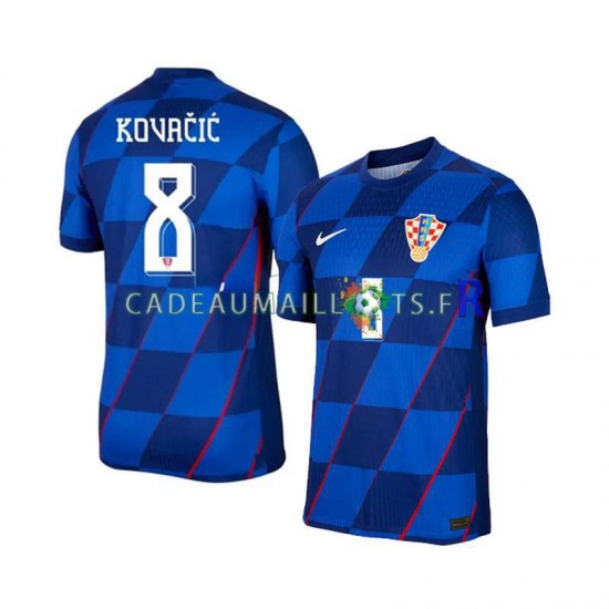 Croatie Maillot avec flocage Mateo Kovacic 8 Extérieur Euro 2024 ,Homme MC