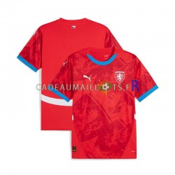 Tchéquie Maillot avec flocage Domicile Euro 2024 ,Homme MC
