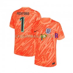 Angleterre Maillot avec flocage Pickford 1 Gardien Domicile Euro 2024 ,Homme MC