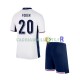 Angleterre Maillot avec flocage Phil Foden 20 Domicile Euro 2024 ,Tenue Enfant MC