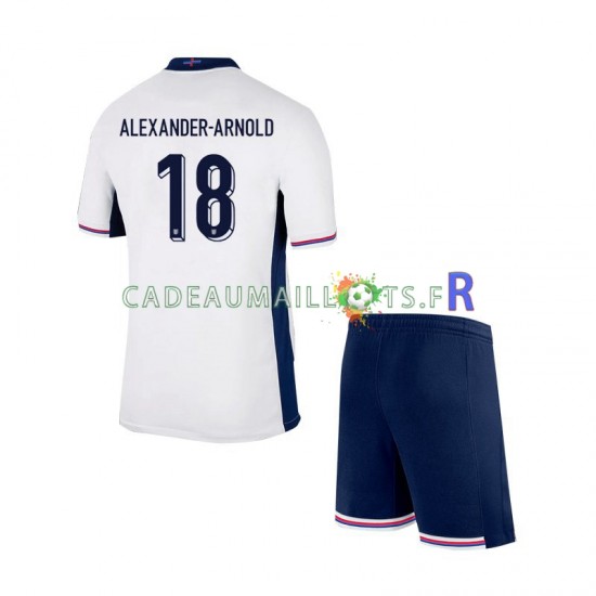 Angleterre Maillot avec flocage Trent Alexander-Arnold 18 Domicile Euro 2024 ,Tenue Enfant MC