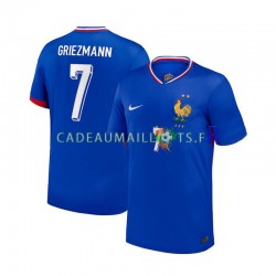 France Maillot avec flocage Antoine Griezmann 7 Domicile Euro 2024 ,Homme MC