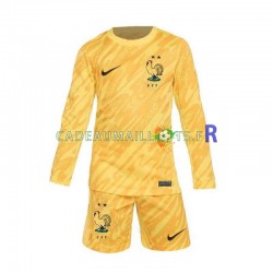 France Maillot avec flocage Gardien Domicile Euro 2024 ,Tenue Enfant ML