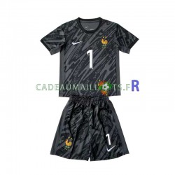 France Maillot avec flocage Hugo Lloris 1 Gardien Extérieur Euro 2024 ,Tenue Enfant MC