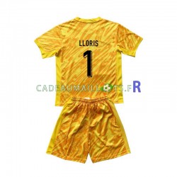France Maillot avec flocage Hugo Lloris 1 Gardien Domicile Euro 2024 ,Tenue Enfant MC