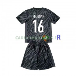 France Maillot avec flocage Mike Maignan 16 Gardien Extérieur Euro 2024 ,Tenue Enfant MC