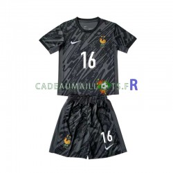 France Maillot avec flocage Mike Maignan 16 Gardien Extérieur Euro 2024 ,Tenue Enfant MC