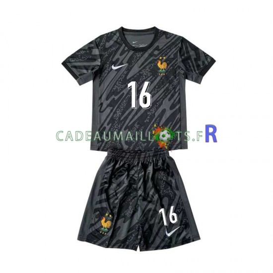 France Maillot avec flocage Mike Maignan 16 Gardien Extérieur Euro 2024 ,Tenue Enfant MC