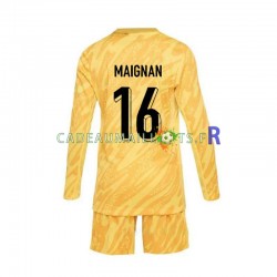 France Maillot avec flocage Mike Maignan 16 Gardien Domicile Euro 2024 ,Tenue Enfant ML