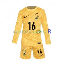 France Maillot avec flocage Mike Maignan 16 Gardien Domicile Euro 2024 ,Tenue Enfant ML